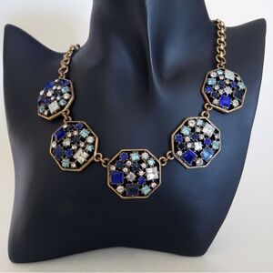 J Crew ‘Blues’ statement necklace